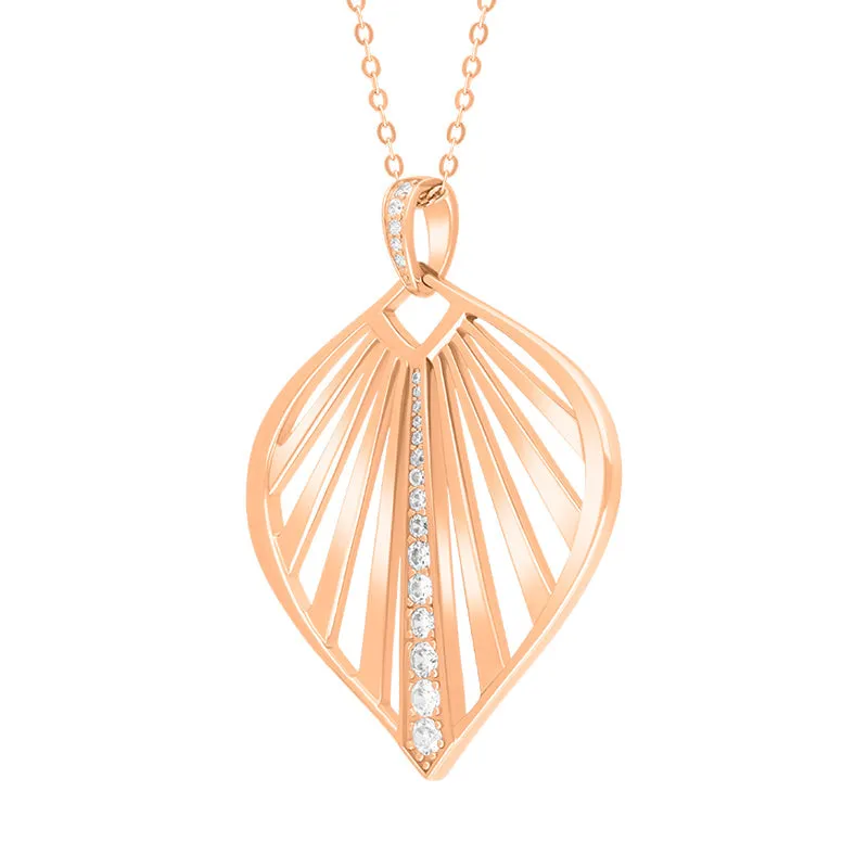 Vixi Jewellery Sunbeam Rose Gold Necklace D