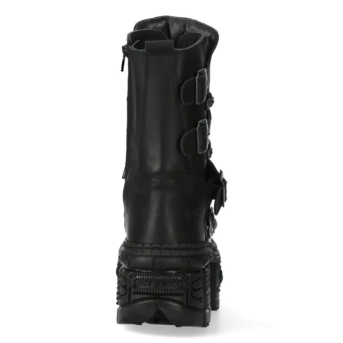 WALL373-S5 Boots Punk Leather Platform Gothic