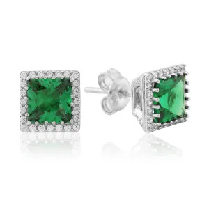 Waterford Jewellery Sterling Silver Cubic Zirconia Stud Earrings