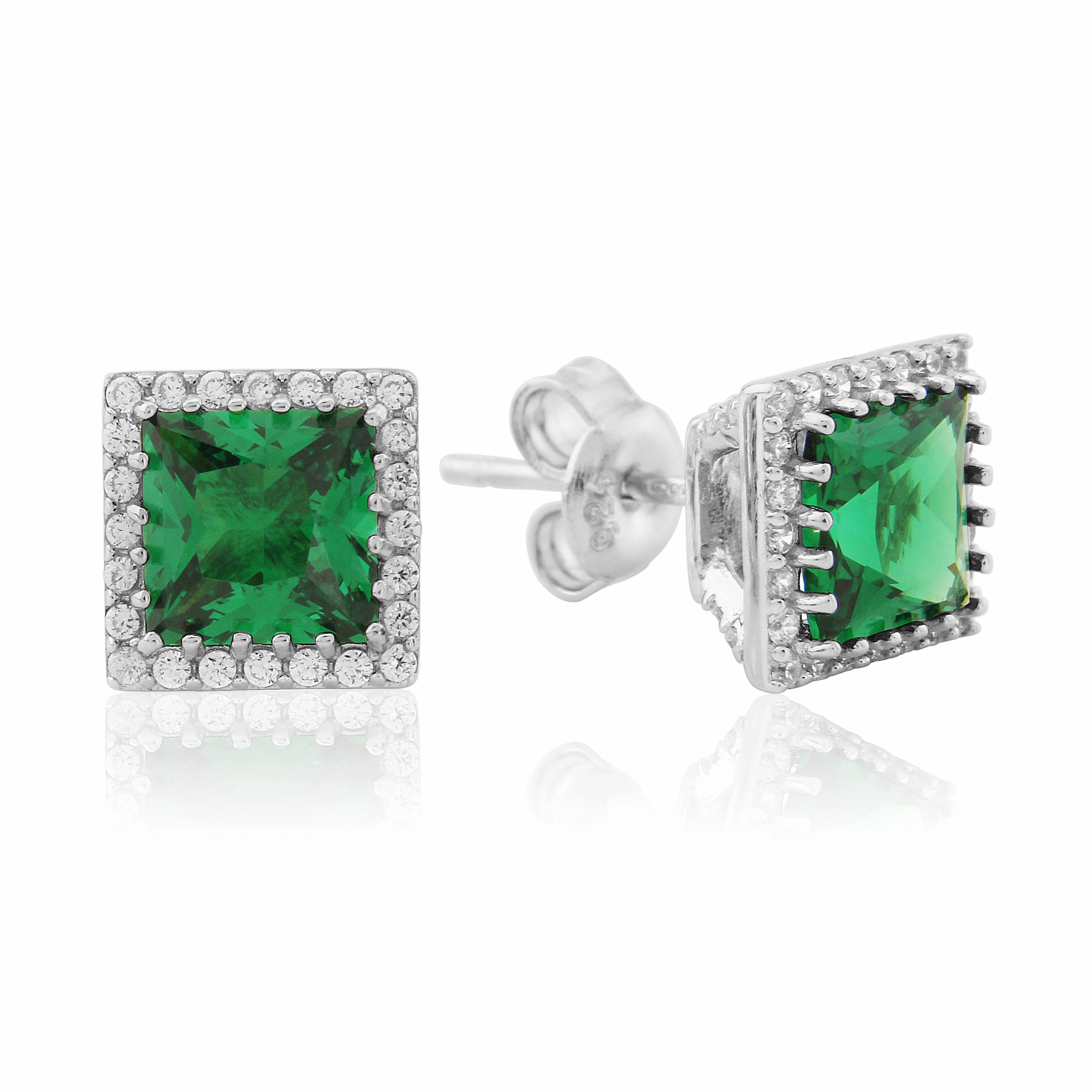 Waterford Jewellery Sterling Silver Cubic Zirconia Stud Earrings