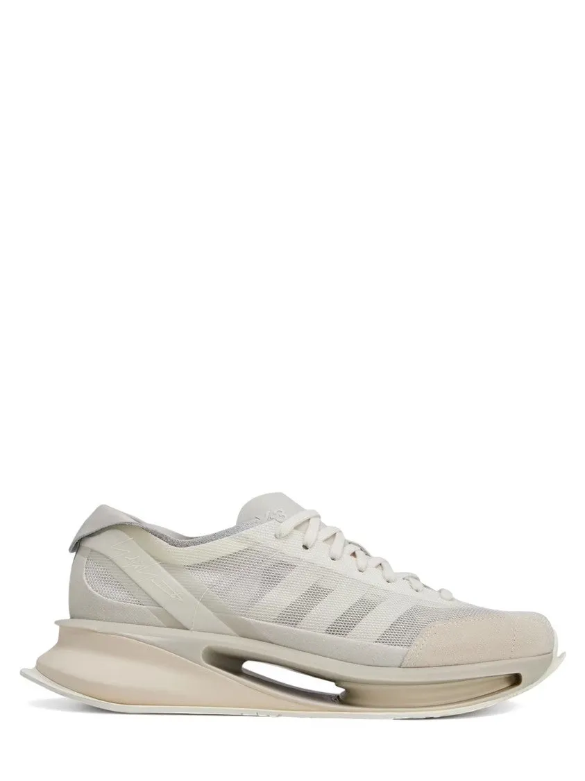 White Sneakers With Signature 3-Stripes Logo