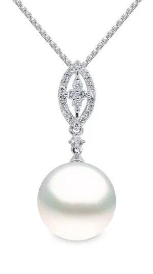 Yoko Pearls Necklace Diamond and Pearl